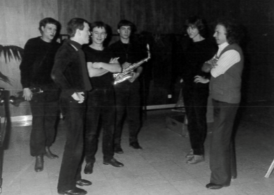 Art Zoyd et Daniel Poteau pendant le tournage