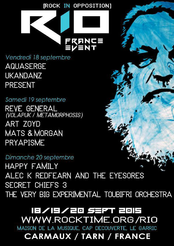 affiche Rock in Opposition 2015