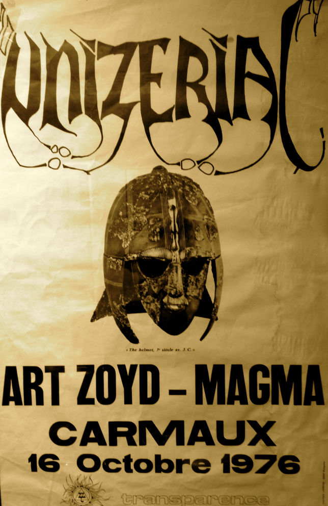 affiche Art Zoyd Magma Carmaux 1976
